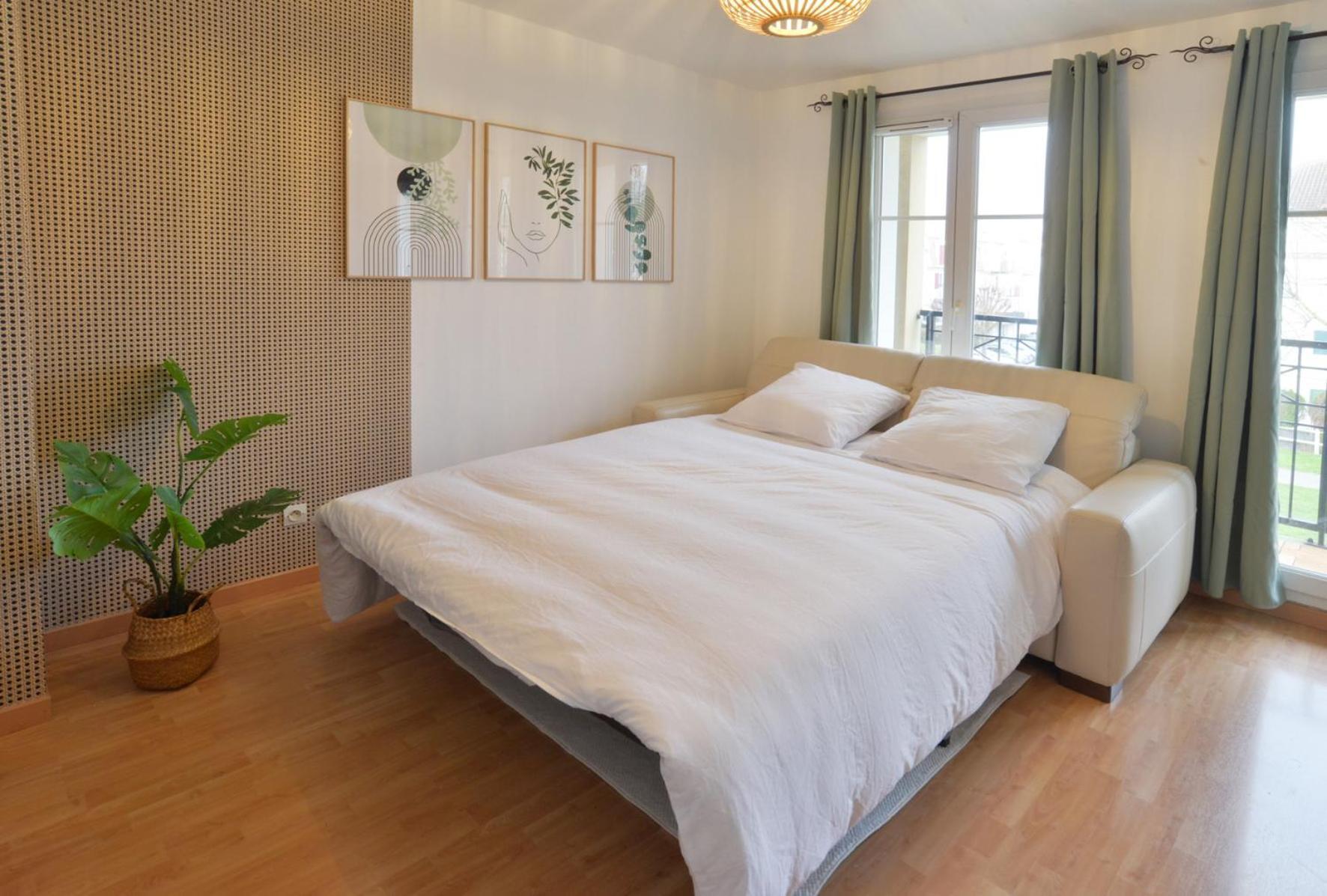 바이유 로망빌리에 Sesame Duplex Disneyland Paris Netflix 6 Personnes Et 1 Bebe Avec Parking 아파트 외부 사진